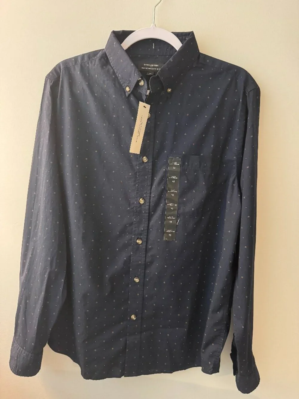 Banana Republic Patterned Dress Shirt